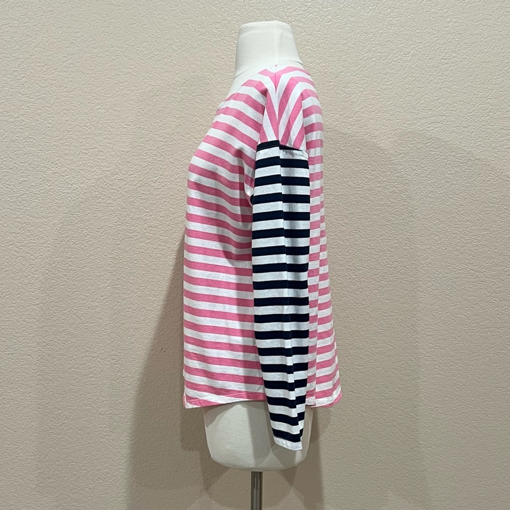 Vineyard Vines Pink and Navy Striped Top - Picture 8 of 15